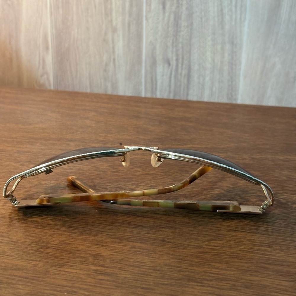 Cazal Vintage Model 9041 Gold and Brown Sunglasses Stylish Made in Germany - Picture 9 of 14